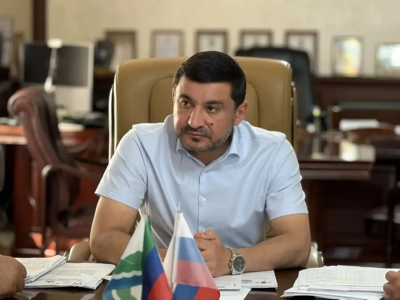 Глава Дербентского района встретился с участниками СВО для решения их проблем