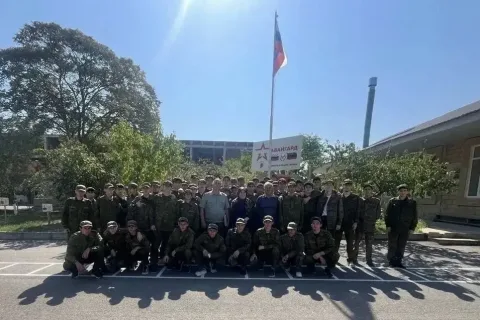 Десятиклассники Табасаранского района проходят военные сборы в Дербенте