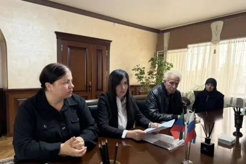 В Дербентском районе Эльман Аллахвердиев встретился с семьей погибшего участника СВО