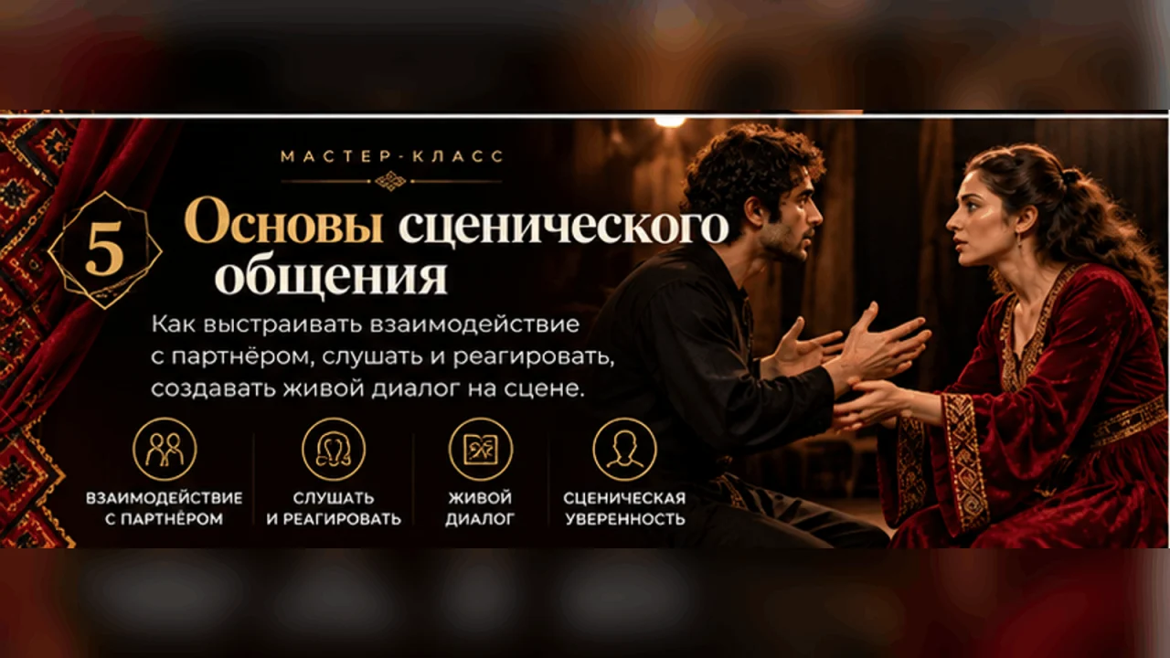 мастер-класс«Основы сценического общения»