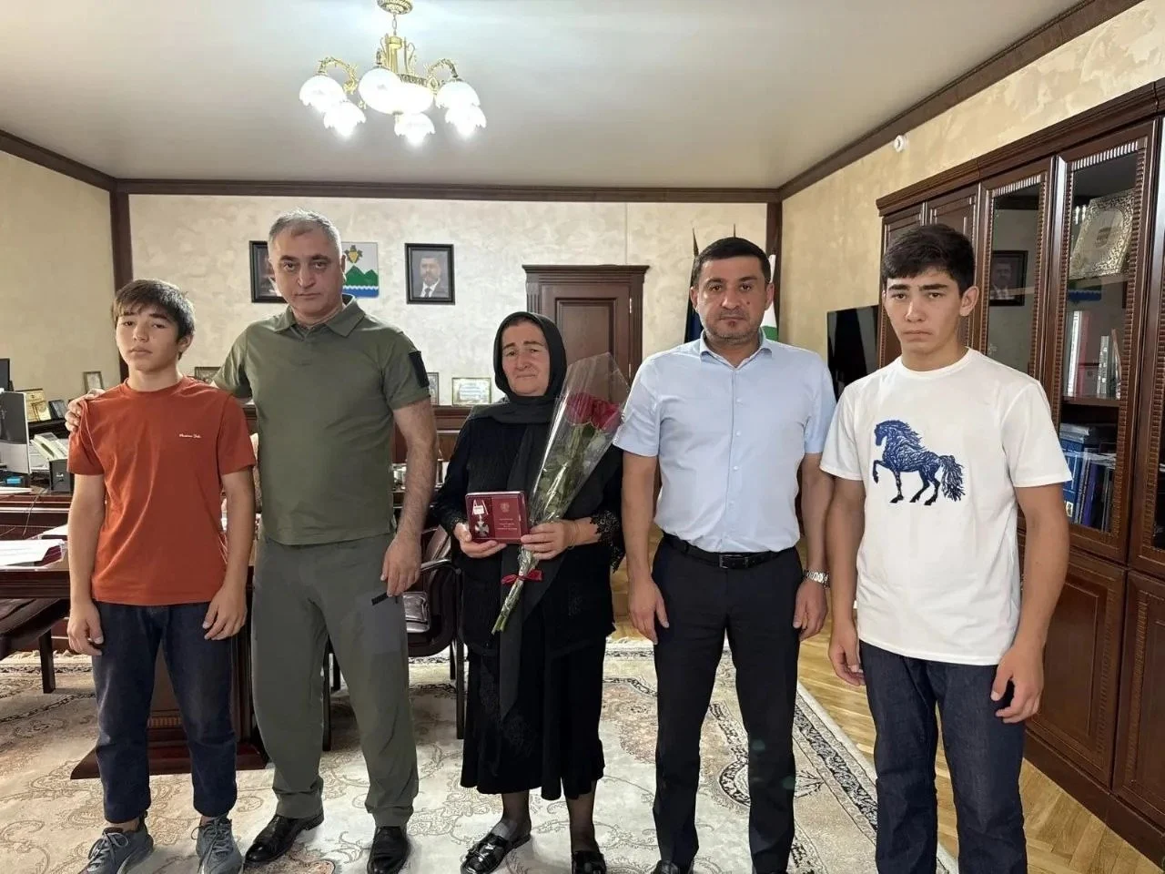Ордена Мужества вручены семьям погибших в СВО уроженцев Дербентского района